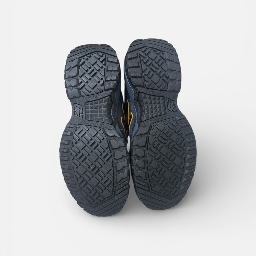 New Balance Men's Dark Blue and Gold Steel Toe Sneakers for Workers - Picture 3 of 3